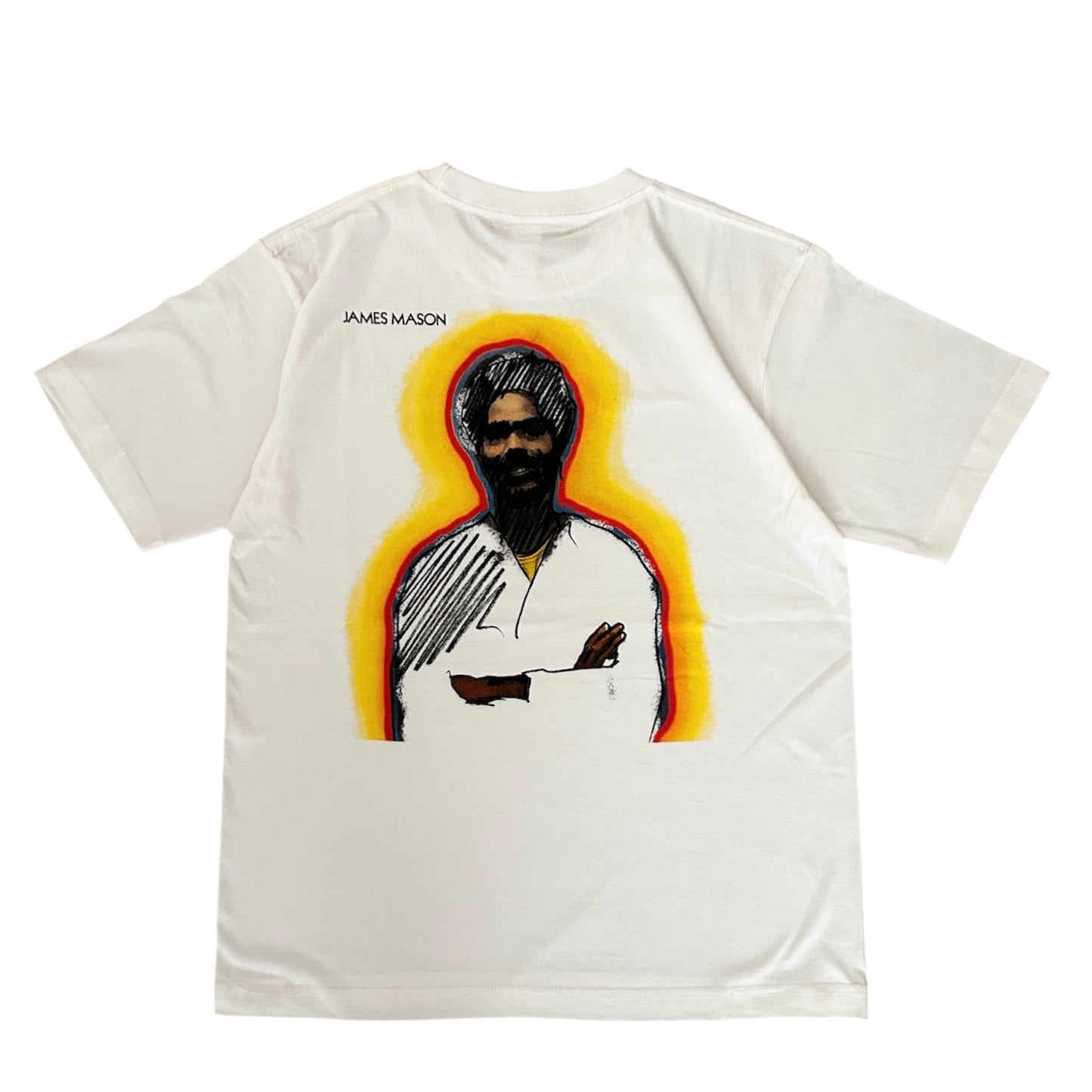 【NEW／限定】James Mason x Jazzy Sport - "Rhythm Of Life" Tシャツ ／ バニラホワイト