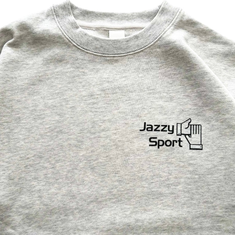 【NEW】JS "Kyoto College Logo" スウェット／グレー x グリーン