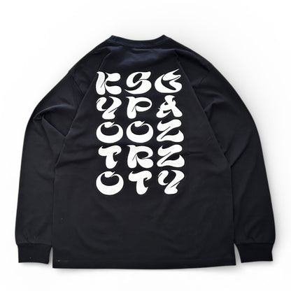 【NEW】Jazzy Sport Kyoto Vertical Logo ロングスリーブ Tシャツ ／ブラック