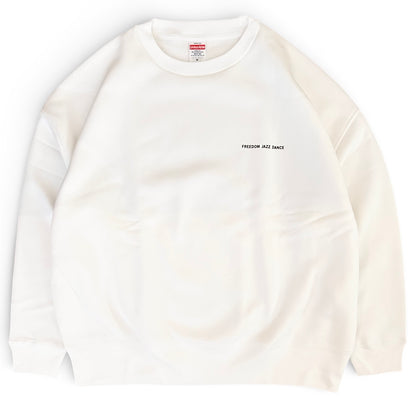 【NEW】Do It Jazz!  "Freedom Jazz Dance" スウェット／ ホワイト x オレンジ