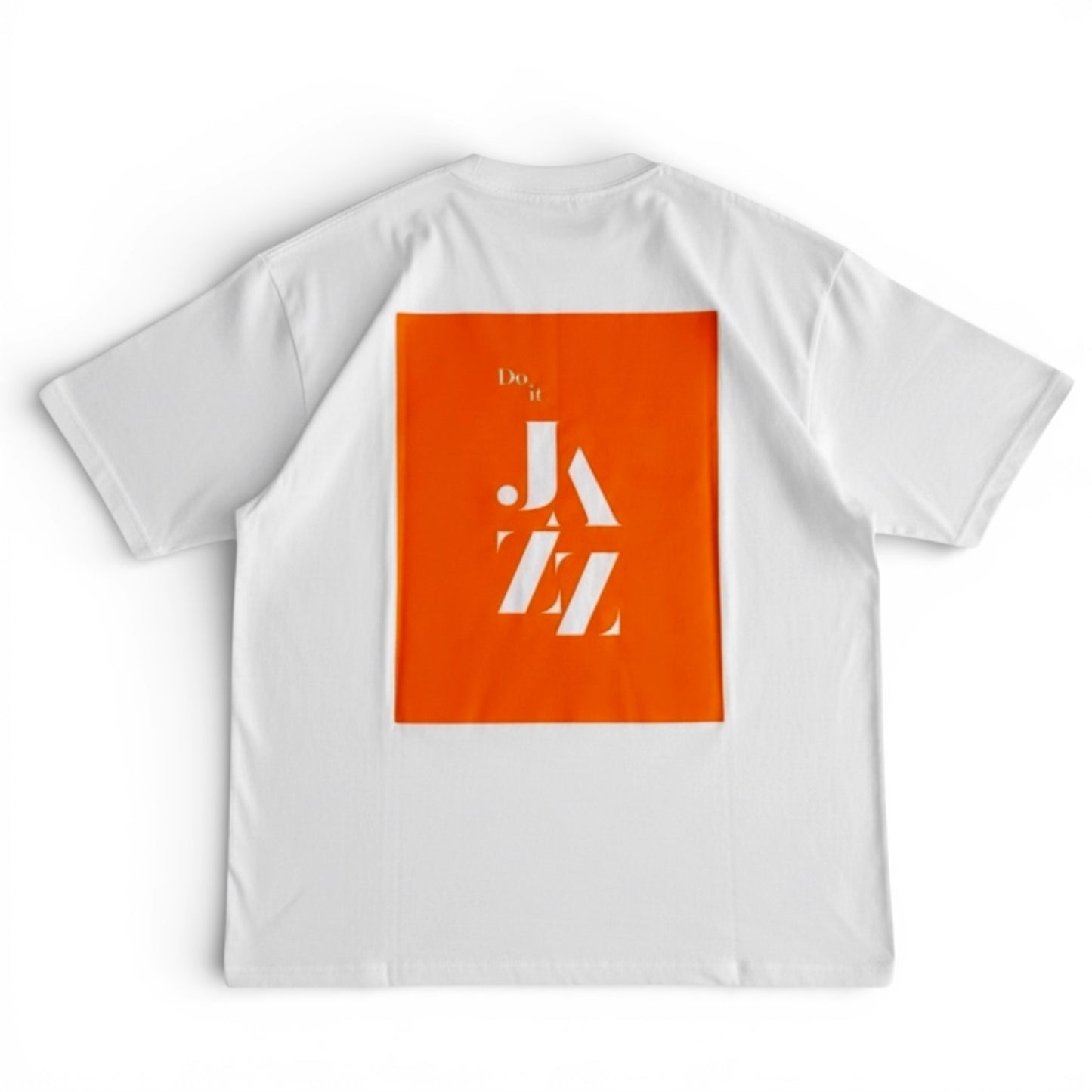 【NEW】Do It Jazz!  "Freedom Jazz Dance" Tシャツ ／ ホワイト x オレンジ