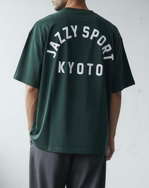 【残りわずか/再入荷】JS Kyoto "College Logo" T-Shirt /アイビー・グリーン