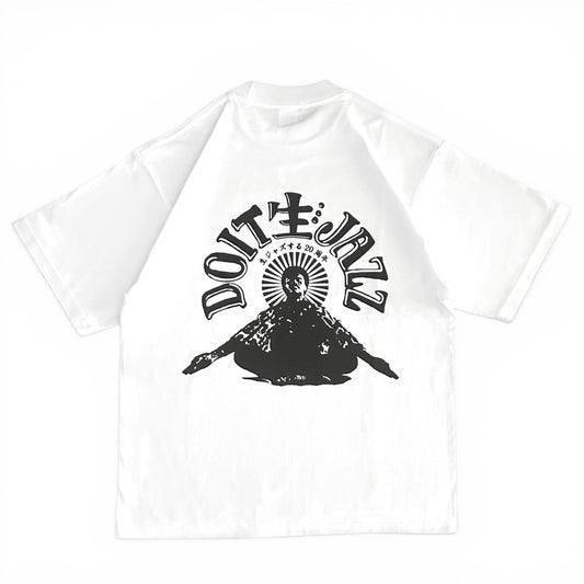 【NEW 】Do It Jazz!  "Freedom Jazz Dance"  生ジャズ20周年Ver.  Tシャツ ／ ホワイト