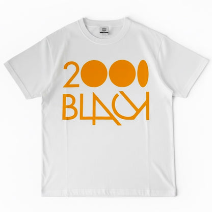 【NEW】2000Black x JS Kyoto "In The Heat" T-Shirt ／バニラホワイト x オレンジ
