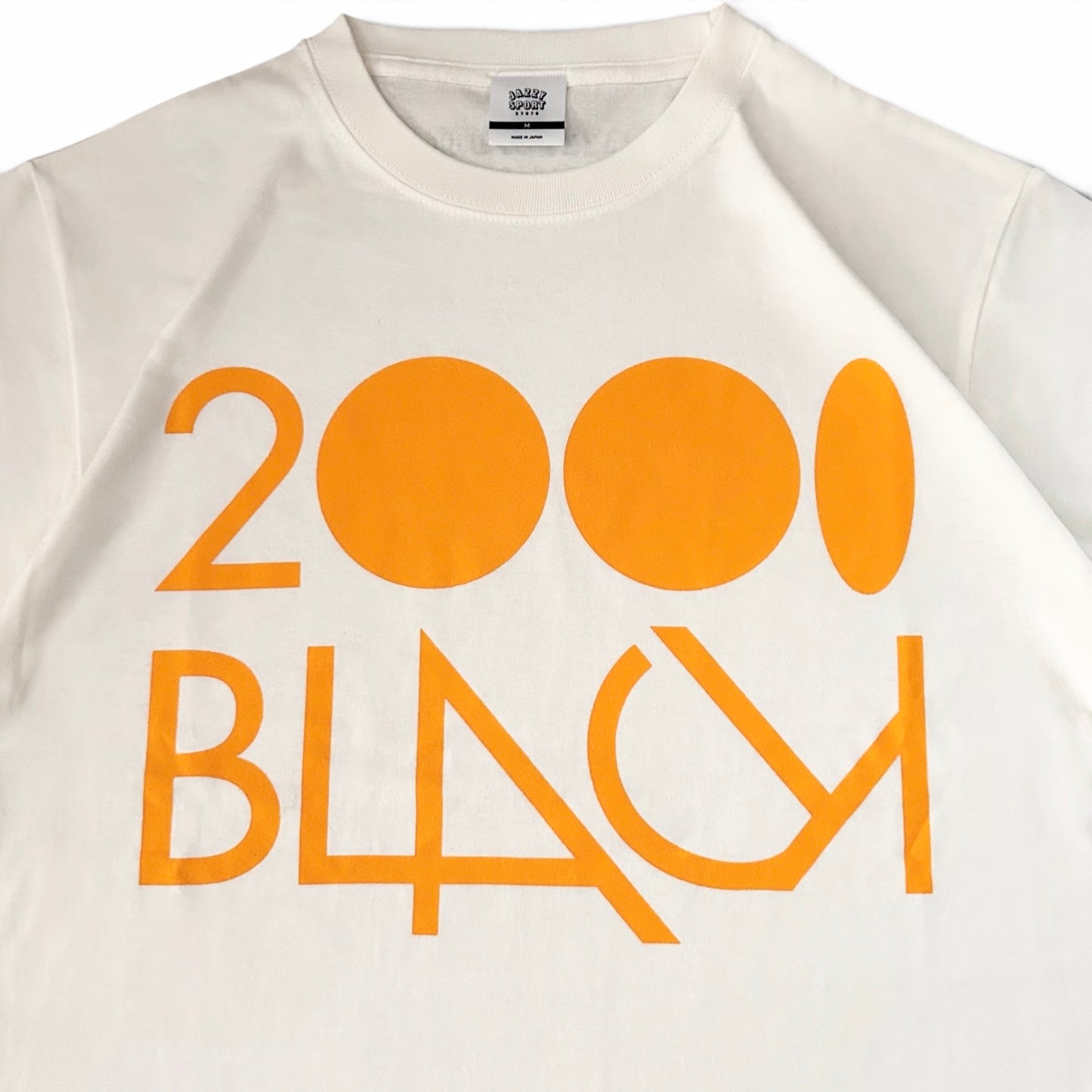 【NEW】2000Black x JS Kyoto "In The Heat" T-Shirt ／バニラホワイト x オレンジ
