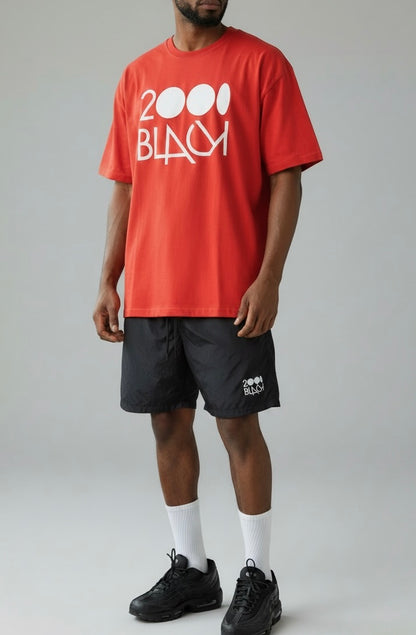 【NEW】2000Black x JS Kyoto "In The Heat" T-Shirt ／ヘイジーオレンジ x ホワイト