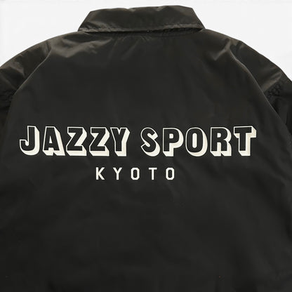 【NEW】Jazzy Sport Kyoto コーチジャケット／ブラック