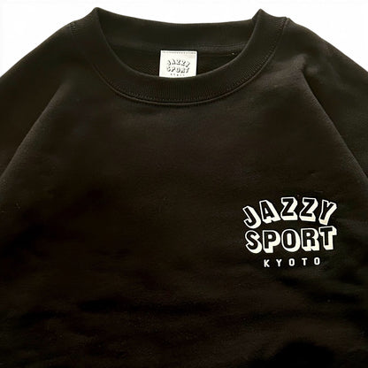 【NEW】Jazzy Sport Kyoto - ロゴ・スウェット／ブラック