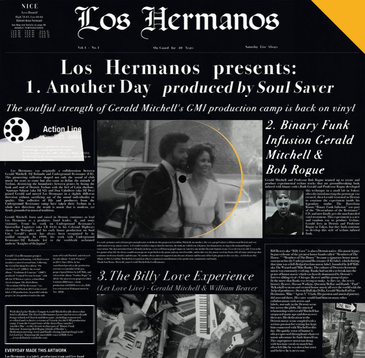 【12"】Los Hermanos (Gerald Mitchell, Billy Love, Bob Rogue) - Another Day