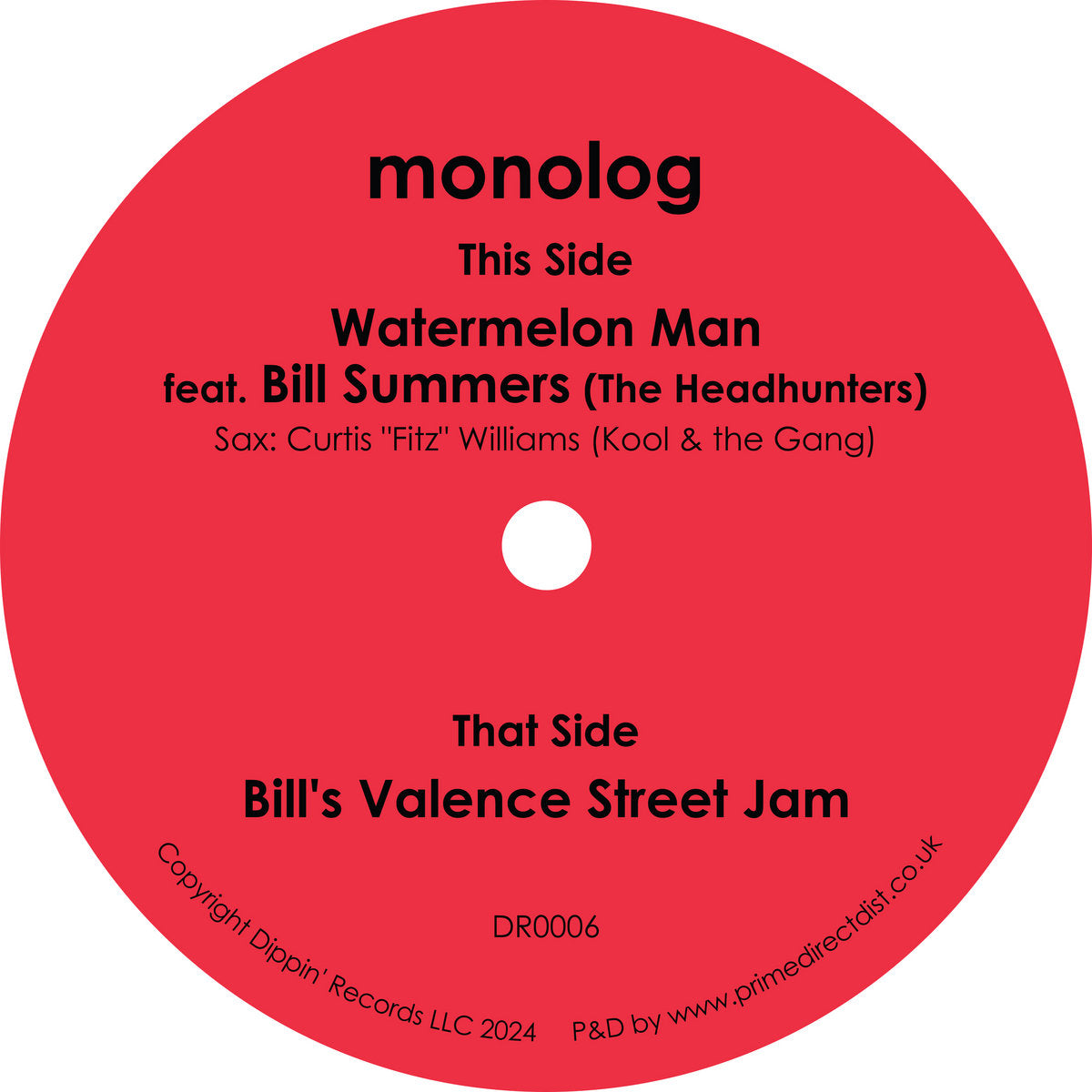 【7"】Monolog Feat Bill Summers - Watermelon Man