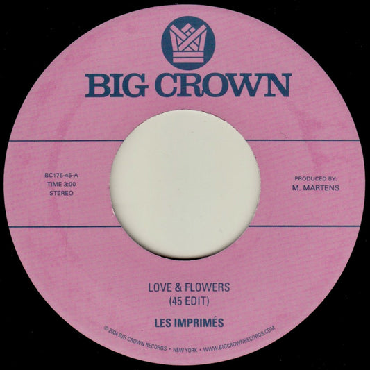 【7"】Les Imprimés - Love & Flowers