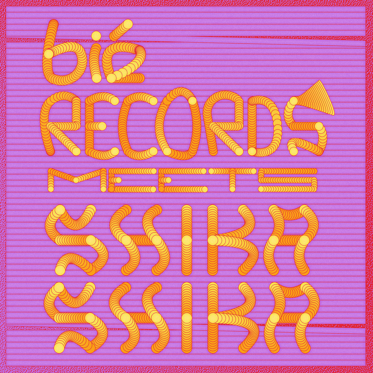 【LP】V.A - bié Records Meets Shika Shika (Red Vinyl)