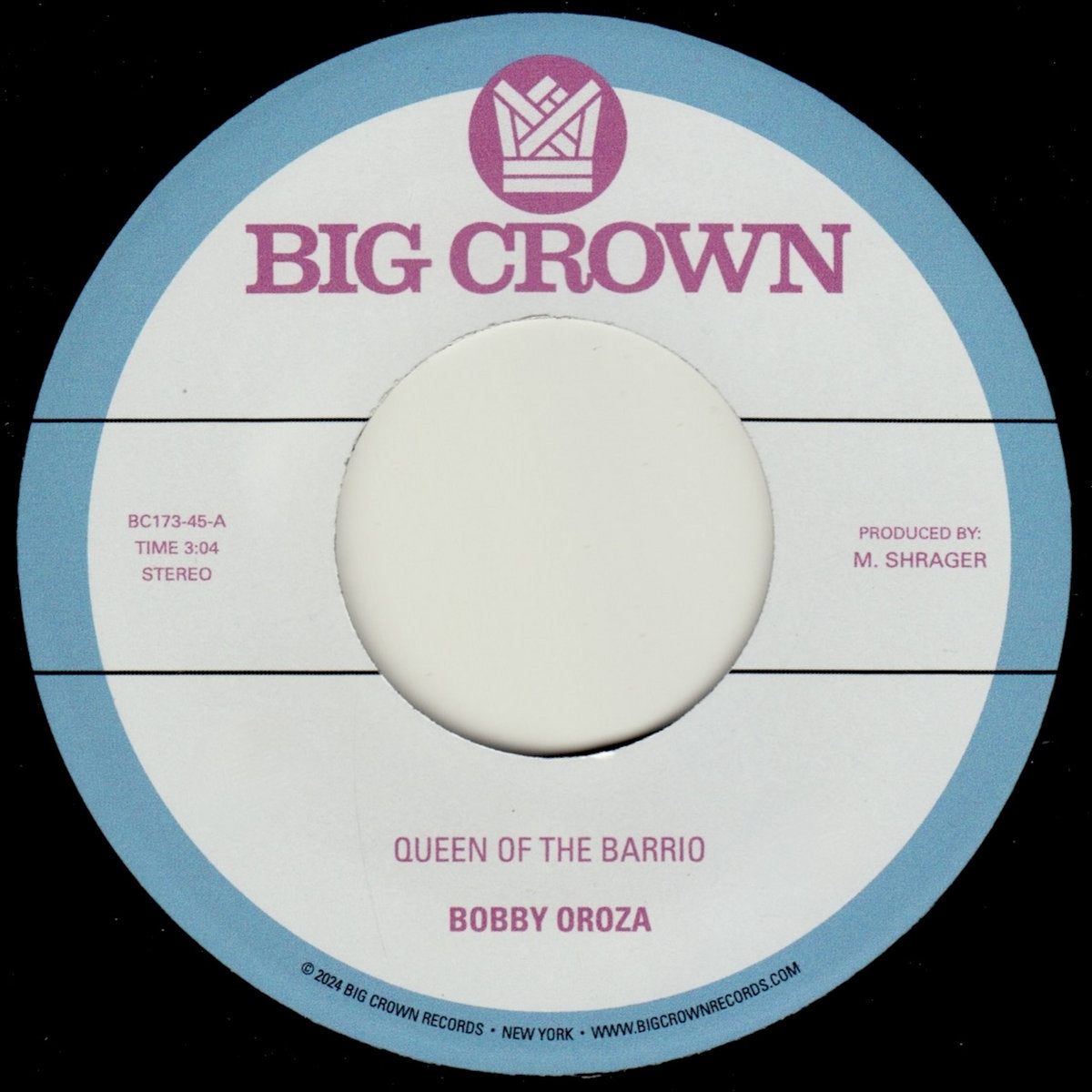 【7"】Bobby Oroza - Queen Of The Barrio