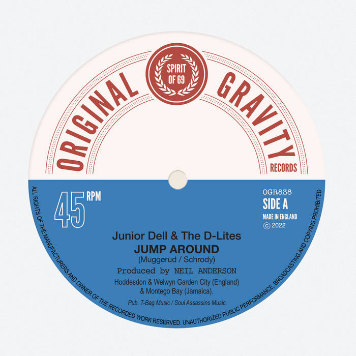 【7"】Junior Dell & The D-Lites / Prince Deadly - Jump Around /- Rock The Lawn  Re-Ores