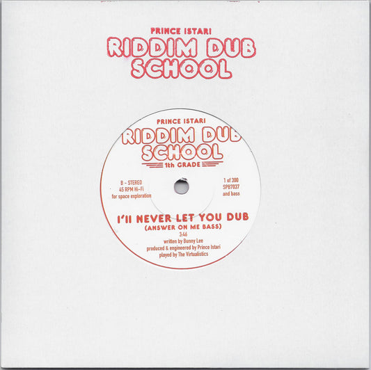 【7"】Prince Istari - Riddim Dub School 1st Grade