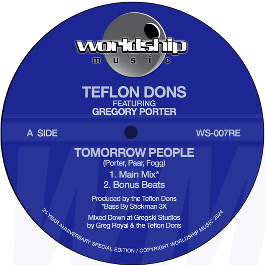 【12"】Teflon Dons Featuring Gregory Porter - Tomorrow People