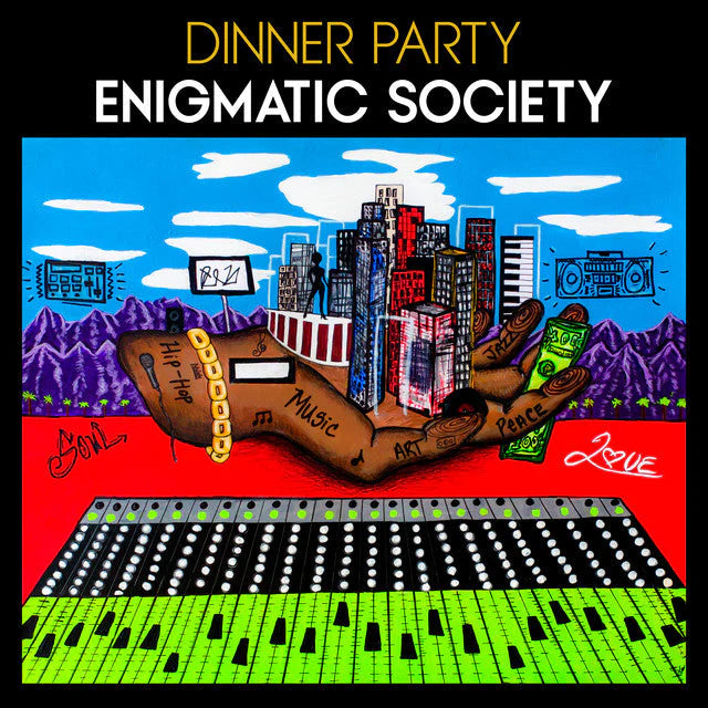 【LP】Dinner Party - Enigmatic Society (Black vinyl with White Splatter)