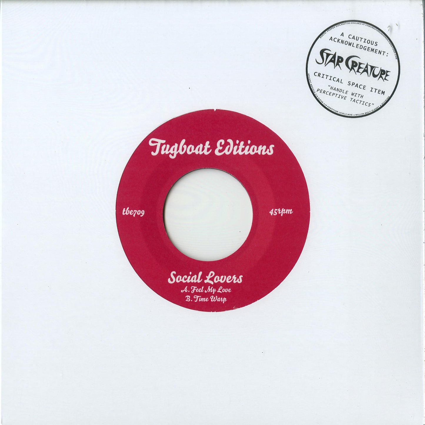 【7"】Social Lovers - Feel My Love / Time Warp