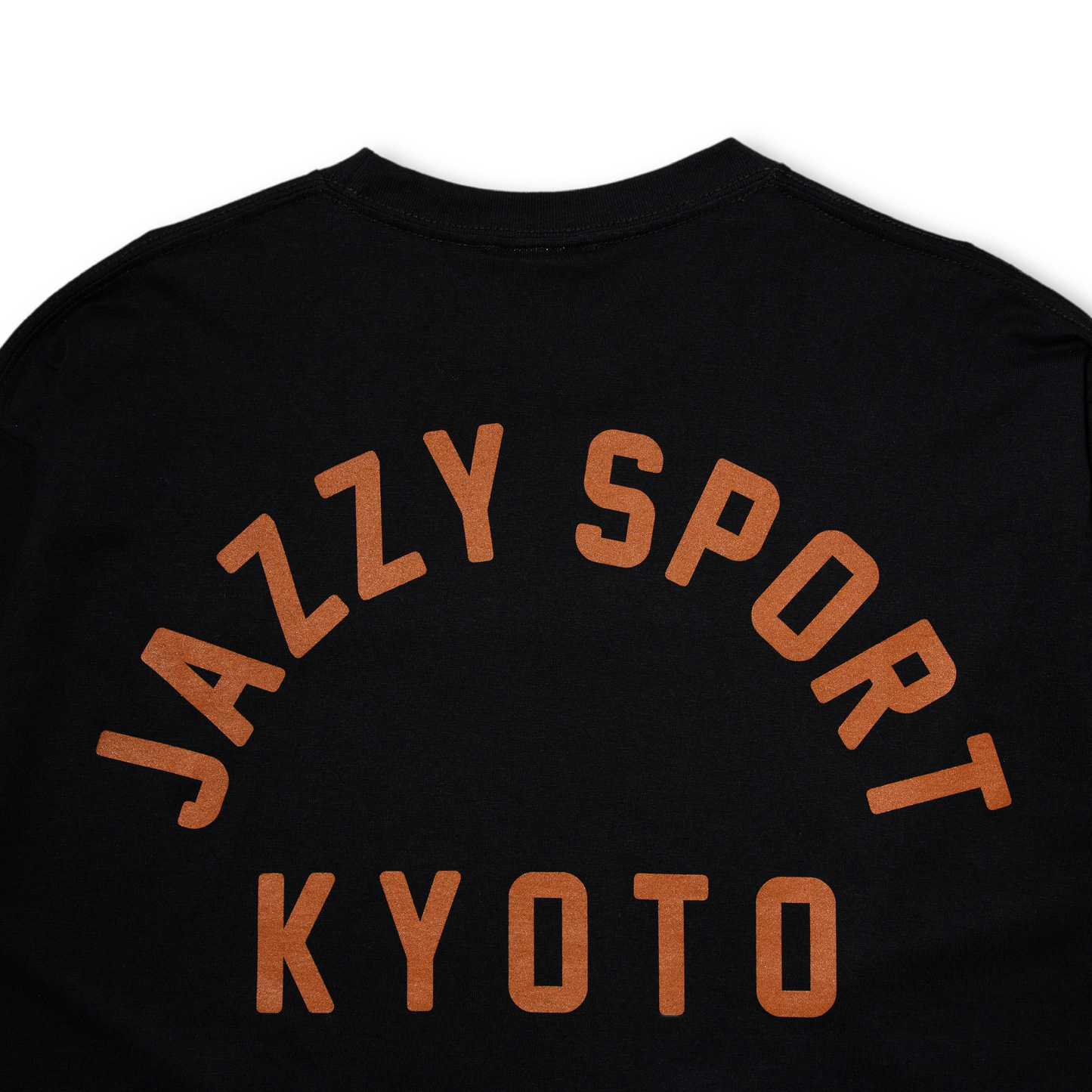 JS “Kyoto College Logo” ロングスリーヴ Tシャツ / ブラックx黒柿