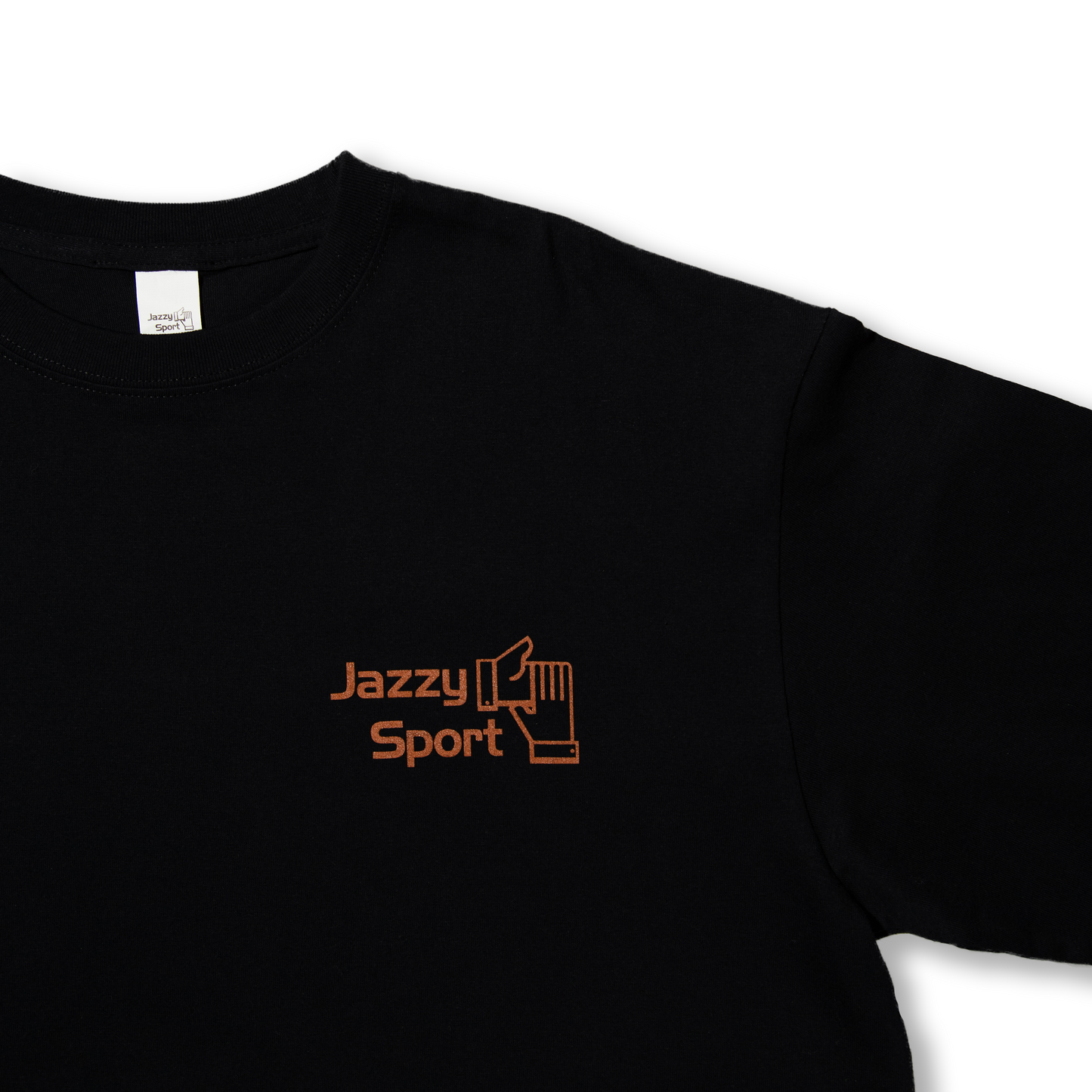JS “Kyoto College Logo” ロングスリーヴ Tシャツ / ブラックx黒柿