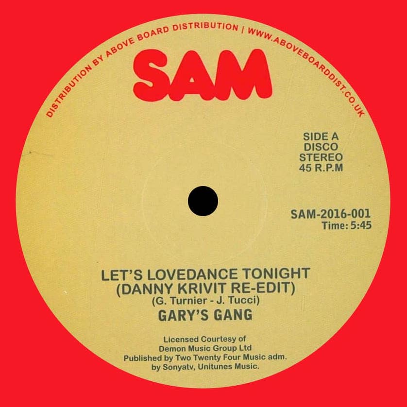 【12"】Gary's Gang - Let's Lovedance Tonight (Danny Krivit Re-Edit)