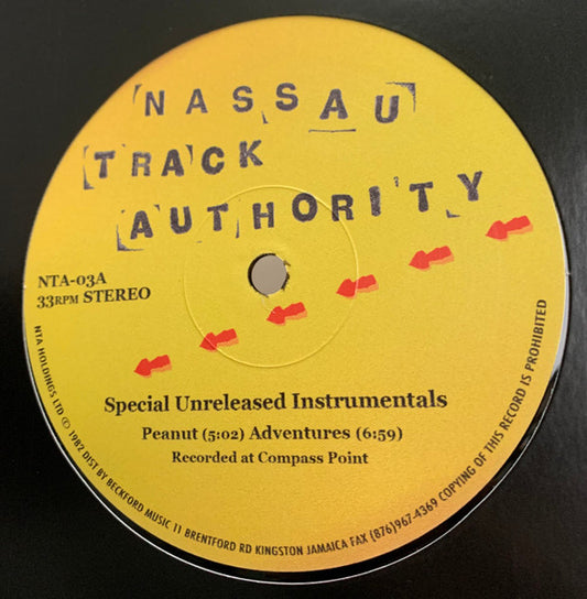 【12"】Nassau Track Authority - Special Unreleased Instrumentals