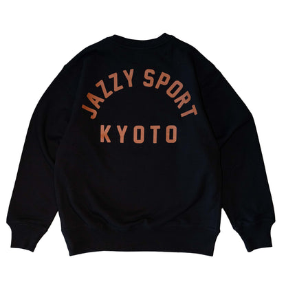 【NEW】JS "Kyoto College Logo" スウェット／ブラック x 黒柿