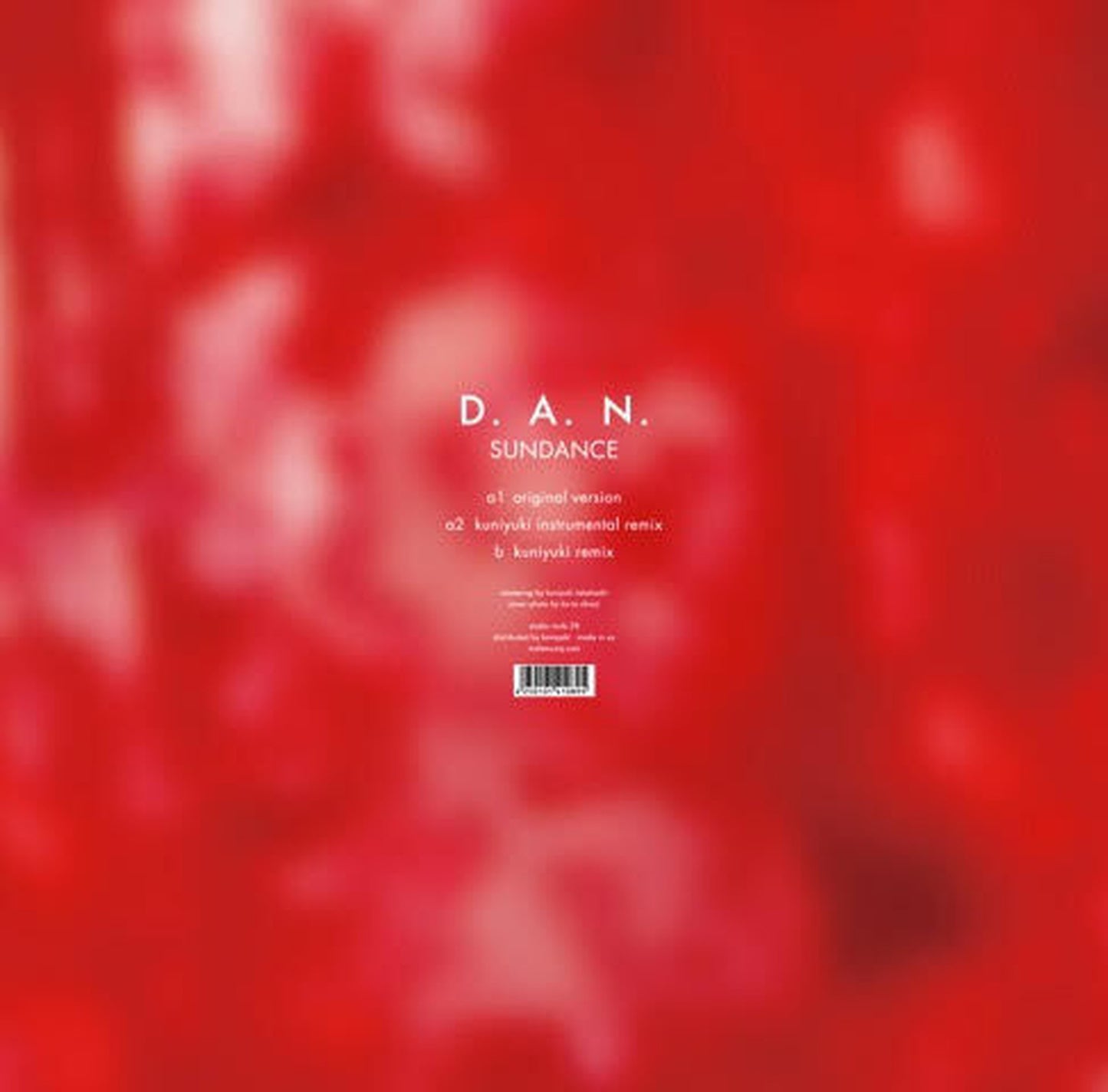 【12"】D.A.N. - Sundance - Kuniyuki Remix