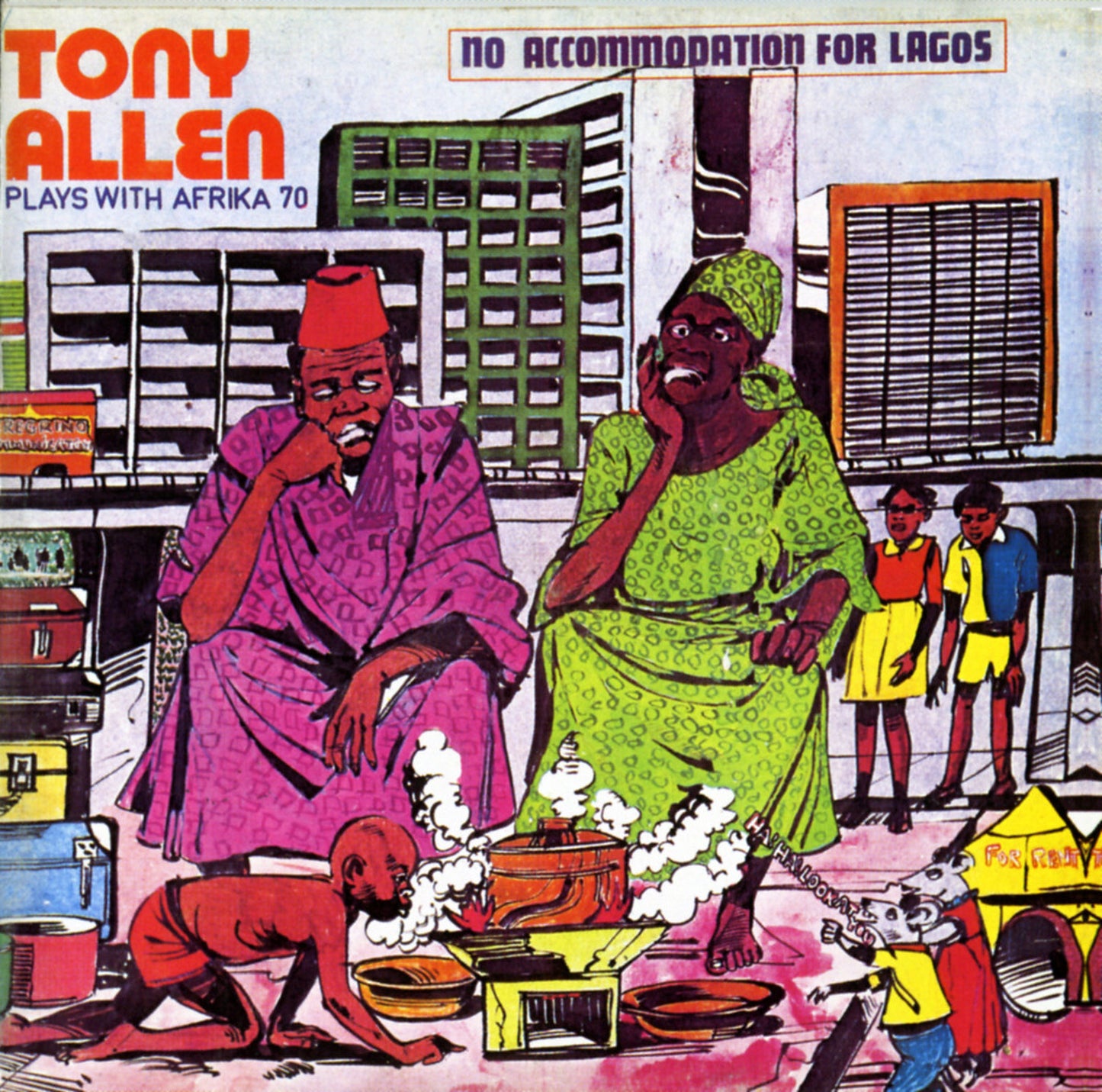 【LP】Tony Allen Plays With Afrika 70 - No Accommodation for Lagos