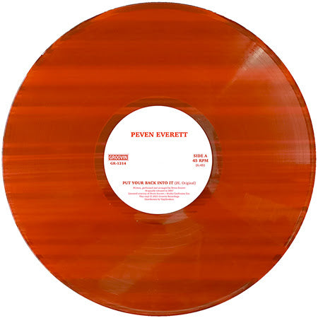 【12"】Peven Everett - Put Your Back Into It  (Red Vinyl)
