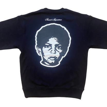 【デッドストック／NEW】Sound Signature x Jazzy Sport Kyoto "Kyoto - Detroit" スウェット ／ネイビー