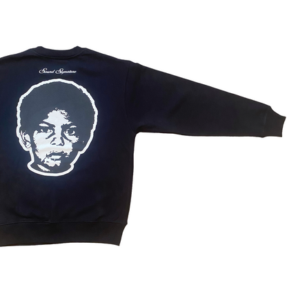 【デッドストック／NEW】Sound Signature x Jazzy Sport Kyoto "Kyoto - Detroit" スウェット ／ネイビー