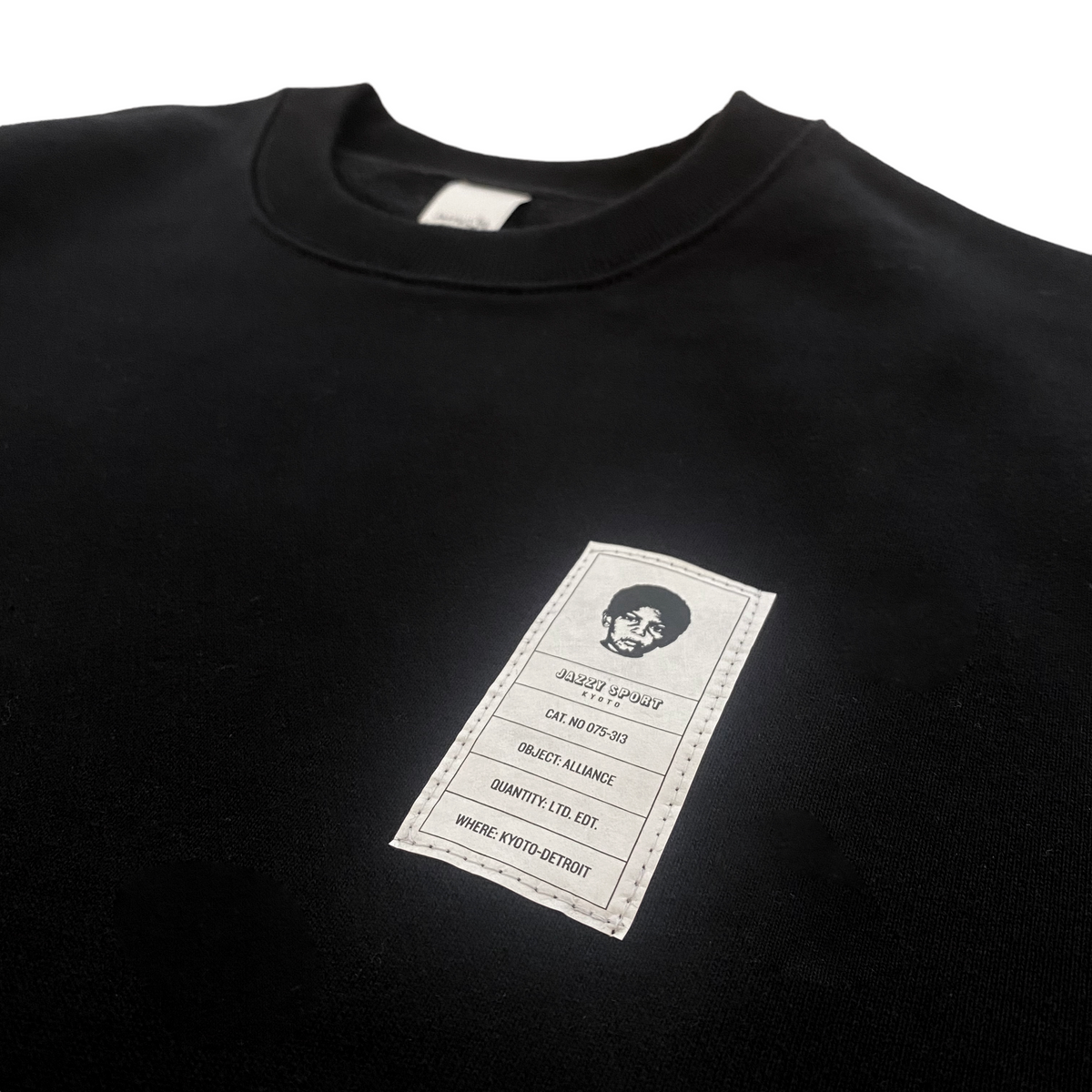 【デッドストック／NEW】Sound Signature x Jazzy Sport Kyoto "Kyoto - Detroit" スウェット ／ブラック