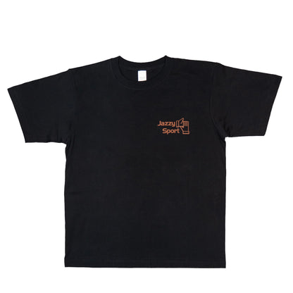 【再入荷】JS Kyoto "College Logo" T-Shirt ／ブラック x 黒柿