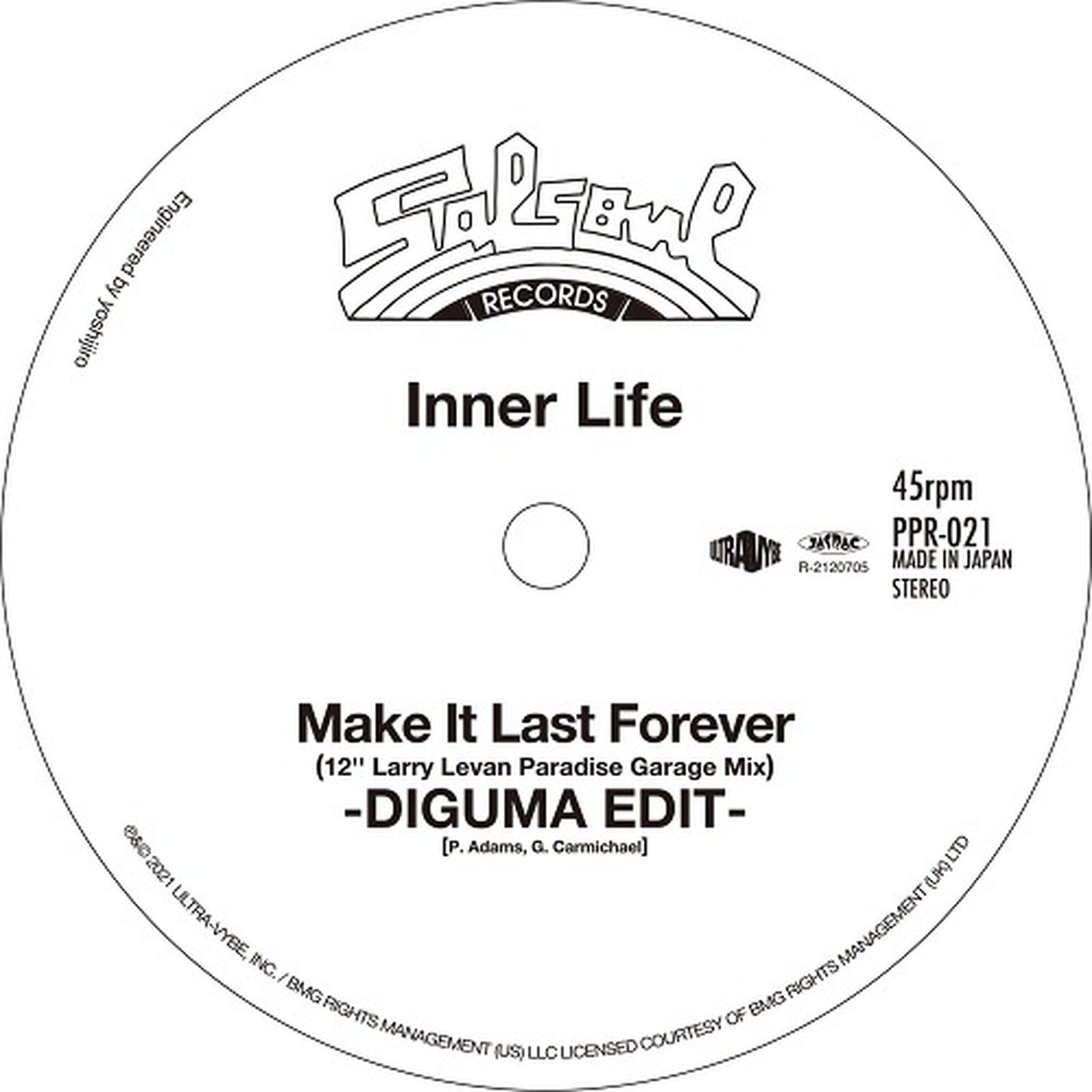 【7"】Inner Life / Candido - Make It Last Forever (12" Larry Levan Paradise Garage Mix) -DIGUMA EDIT- / Jingo (Moplen Remix) -DIGUMA EDIT-