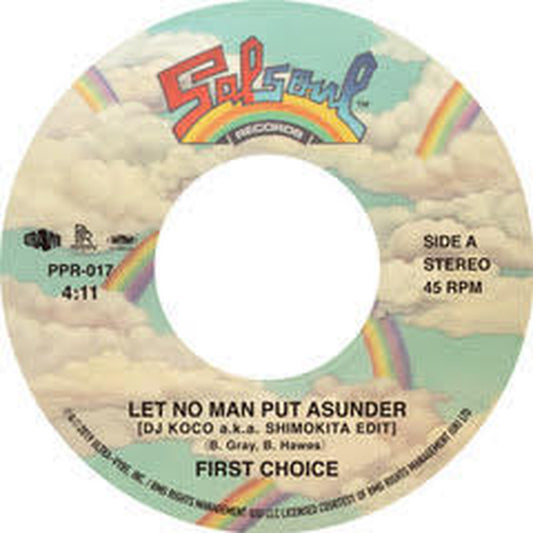 【7"】First Choice - Let No Man Put Asuder (DJ KOCO a.k.a Shimokita Edit)