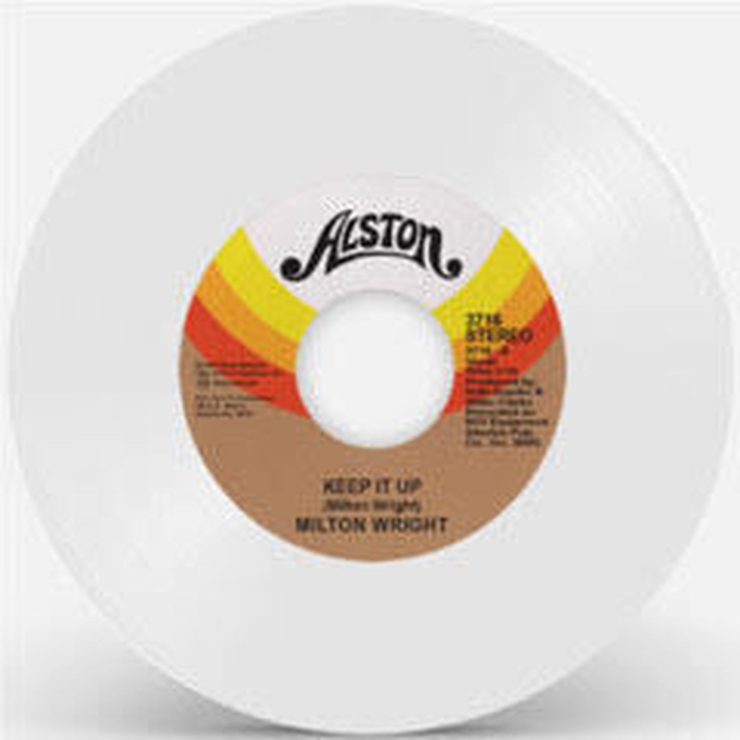 【7"】Milton Wright - Keep it up (White Vinyl)