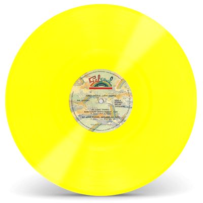 【12"】First Choice - Love Thang - Feat. Kon's Kon-certo Remix (Transparent Yellow Vinyl Repress)